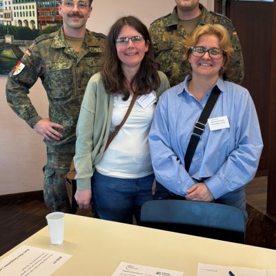 Die AWO-Kita Doppeltes Lottchen schloß erfolgreich eine Engagementvereinbarung für den Aktionstag am 13. Juni 2025 mit der Budneswehr ab.